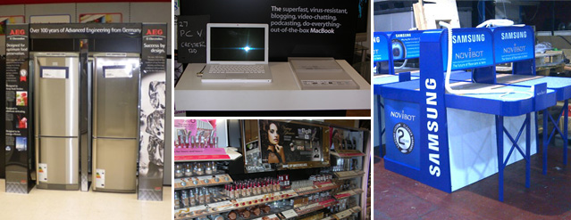 More Point of Sale Stands